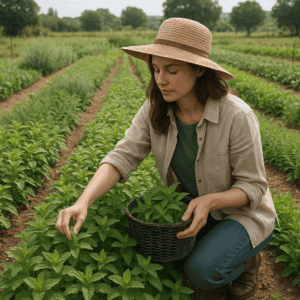 Herbal Plant farming